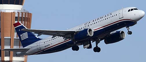 US Airways Airbus A320-231 N628AW, March 12, 2012